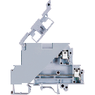 Elmex Fuse Terminals-Block,KUDDF 4, Product Type: KUDDF 4, Conductor Size: 2.5 sq mm, Current Rating: 6.3 (UT) / 28 (LT) A, Pitch: 8 mm (0.31 Inch), Width: 74 mm (2.89 Inch), Height: 51.5 mm (2.01 Inch)