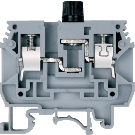 Elmex Fuse Terminals-Block,KUF 10, Product Type: KUF 10, Conductor Size: 10 sq mm, Current Rating: 0, Pitch: 12 mm (0.47 Inch), Width: 66 mm (2.57 Inch), Height: 55.75 mm (2.17 Inch)