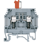 Elmex Disconnecting Terminals-Block,KULTD 4WS, Product Type: KULTD 4WS, Conductor Size: 4 sq mm, Current Rating: 20 A, Pitch: 6 mm (0.23 Inch), Width: 52 mm (2.03 Inch), Height: 51 mm (1.99 Inch)