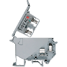 Elmex Fuse Terminals-Block,UBDF 4A, Product Type: UBDF 4A, Conductor Size: 4 sq mm, Current Rating: 6.3 A, Pitch: 8.25 mm (0.32 Inch), Width: 72.5 mm (2.83 Inch), Height: 56.5 mm (2.20 Inch)