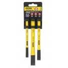 Stanley 3 Pcs. Cold Chisel Kit, 16-298, Size: Stone Work Sheet:10,12,16mm