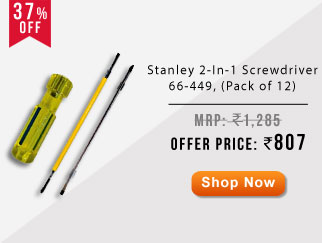 Stanley 2-In-1 Screwdriver, 66-449, Size: PHILLIPS 2, 6.0 x 0.8mm, Blade Length: 200 mm (Pack of 12)