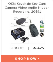 OEM Keychain Spy Cam Camera Video Audio Hidden Recording, 20691