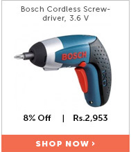 Bosch Cordless Screwdriver, IXO 3,