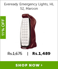 Eveready Emergency Lights HL 52 Maroon