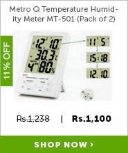 Metro Q Temperature Humidity Meter MT-501