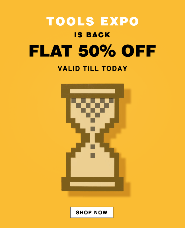 TOOL EXPO IS BACK VALID TILL TODAY | FLAT 50% OFF