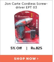 Jon     Carte Cordless Screwdriver EPT 03