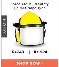 Shree Arc Multi Safety Helmet Nape Type, MH-1025 (Pack of 1)