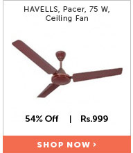 HAVELLS, Pacer, 75 W, Ceiling Fan