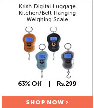 Krish Digital Luggage Kitchen/Belt Hanging Weighing Scale, A-04