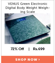 VENUS Green Electronic Digital Body Weight Weighing Scale, Eps-5499 (Pack of 1)