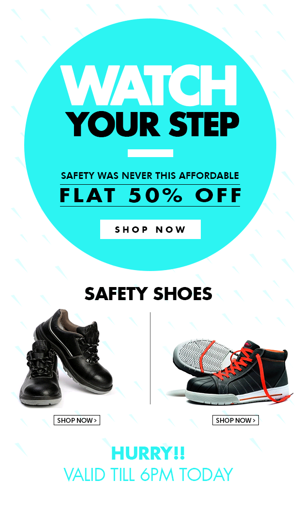 Safety Shoes - FLAT 50% OFF