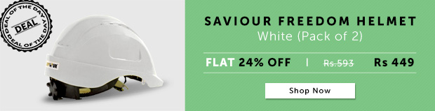 Saviour Freedom Helmet White (Pack of 2)