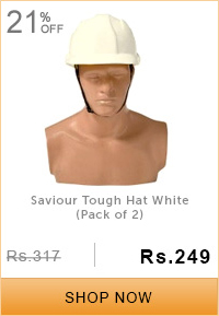 Saviour Tough Hat White(Pack of 2)