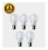 Wipro 5W LED Bulb (Pack of 5)